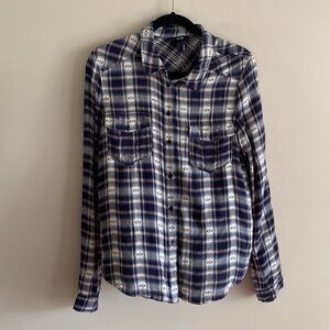 Paige • long sleeve flannel button down